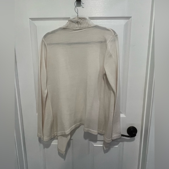 Arden B  ivory cream open cardigan - Picture 2 of 3